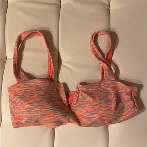 Coral aerie bikini top